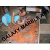 marble inlay dining table top 72x36" WPRE-723601 